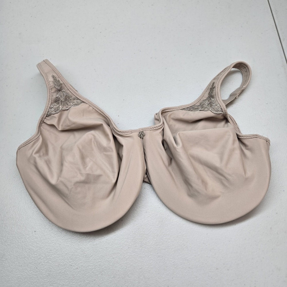 Bali Women Bra 38DDD Pink Minimizer Underwired Lace Strap Adjustable